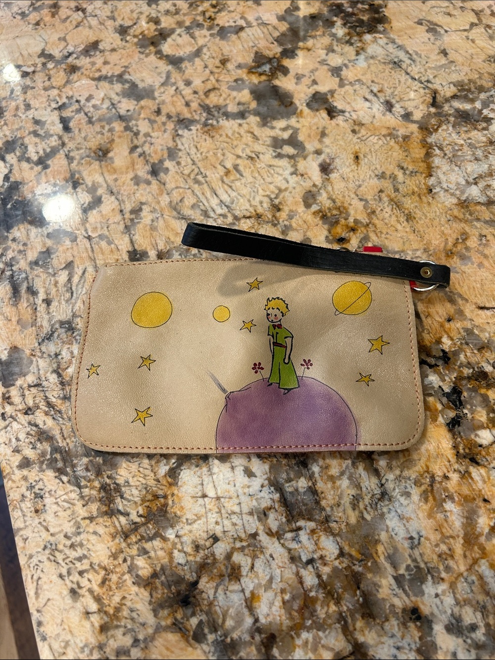 The Little Prince Leather Wristlet Clutch NWOT